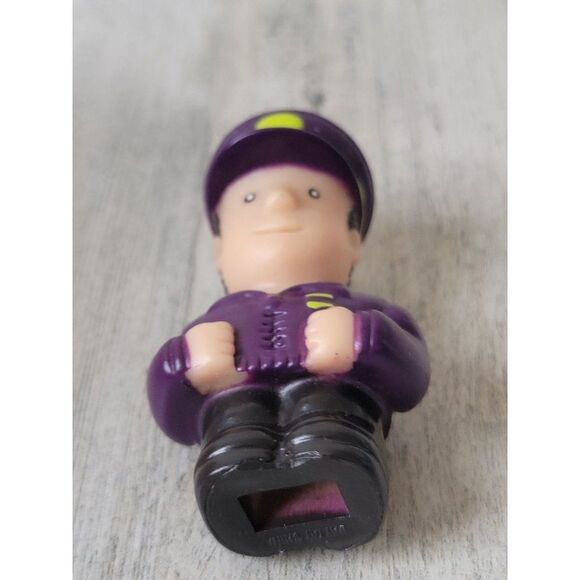 Battat purple conductor construction person doll toy figure - Picture 2 of 4